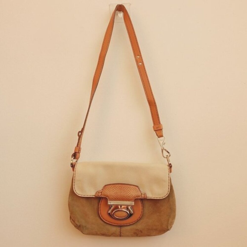 Tods Crossbody Saddle Bag Women Tan Leather Shoulder Sling Brown Luxury $1,500